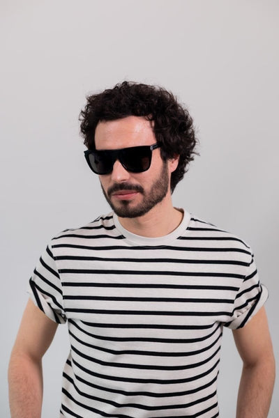 Saint Laurent UNISEX iconic SL1 black sunglasses - Lux Studios