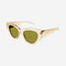 Saint Laurent yellow bold cat eye sunglasses