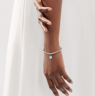 MINI HEART BRACELET SILVER