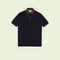 Stretch cotton piquet polo
