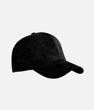 SUEDE CAP | BLACK