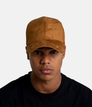 SUEDE CAP | BROWN