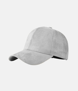 SUEDE CAP | LIGHT GRAY