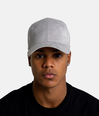 SUEDE CAP | LIGHT GRAY
