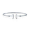 T Bangle | Silver