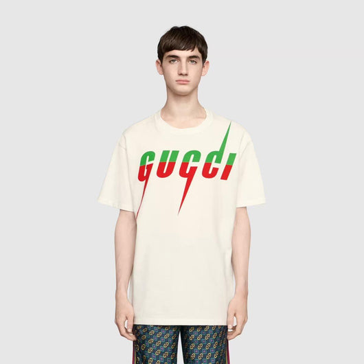 T-shirt with Gucci Blade print - Lux Studios
