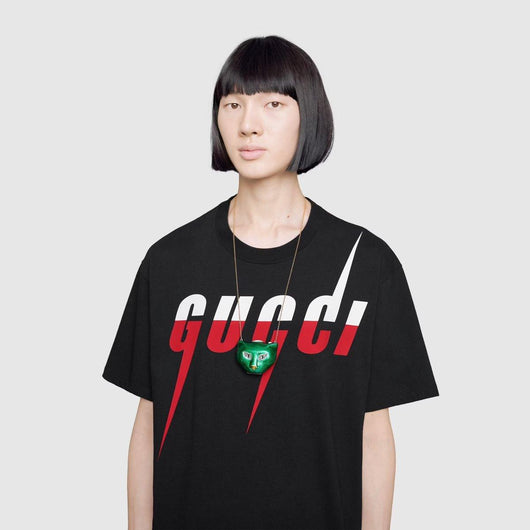 T-shirt with Gucci Blade print - Lux Studios