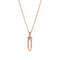 HARDWEAR DROP DOUBLE LINK PEDANT NECKLACE
