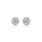 ROUND HALO EARRINGS
