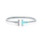 T BRACELET 1.8MM TURQUOISE DIAMOND