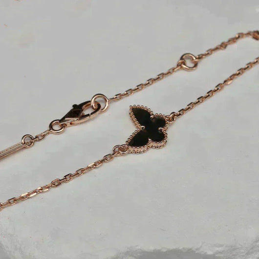 BUTTERFLY ONYX  BUTTERFLY BRACELET