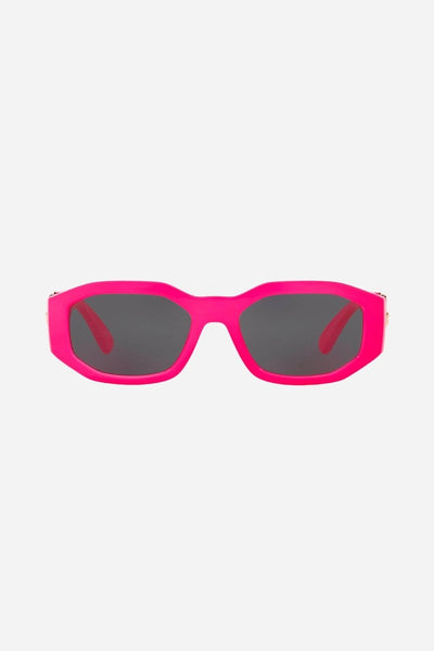 Versace biggie sunglasses in pink with iconic jellyfish - Lux Studios