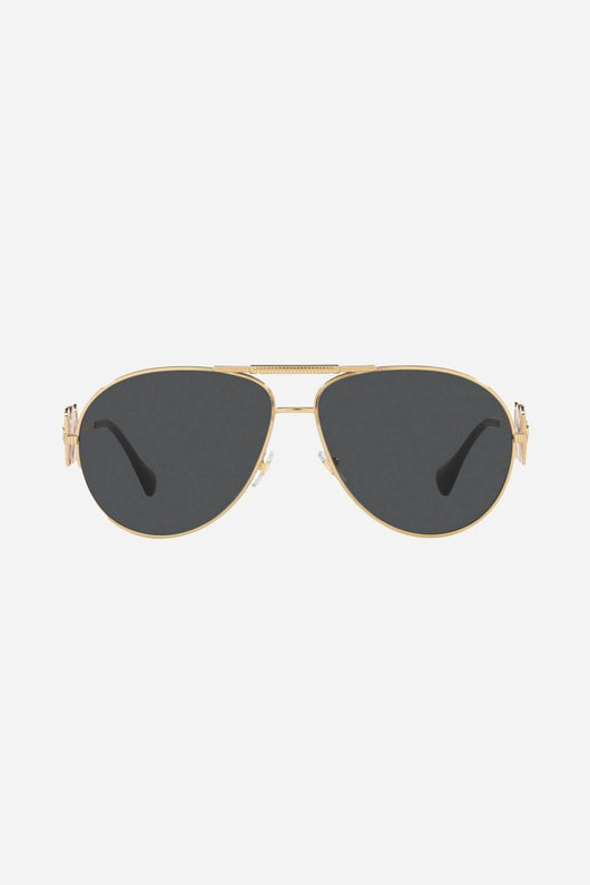 Versace caravan sunglasses with gold details - Lux Studios