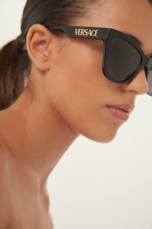 Versace cat eye black sunglasses - Lux Studios