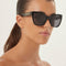 Versace cat eye black sunglasses