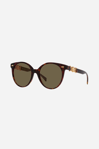 Versace cat eye havana sunglasses with the iconic jellyfish - Lux Studios