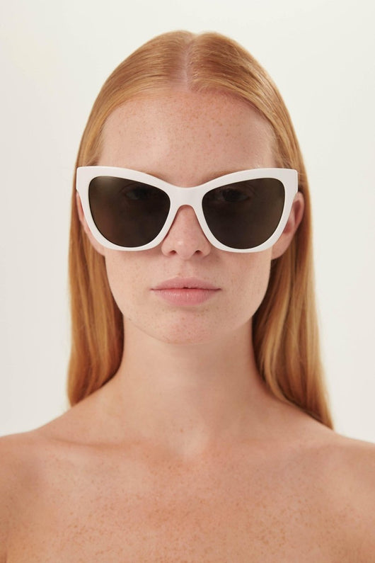 Versace cat eye white sunglasses - Lux Studios