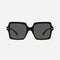 Versace squared black sunglasses with iconic jellyfish