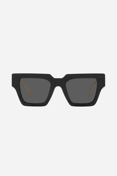 Versace squared combi black acetate sunglasses - Lux Studios