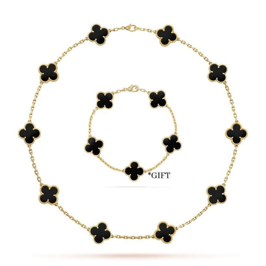 Vintage Alhambra Necklace + ONE FREE BRACELET - Lux Studios