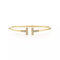 T BRACELET 1.8MM GOLD DIAMOND