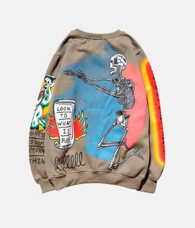 WES LANG BIRD SWEATSHIRT - Lux Studios