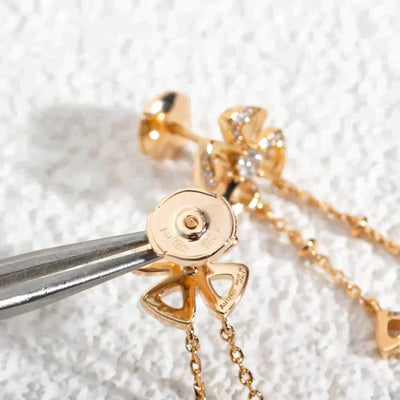 FIOREVER ROSE GOLD DIAMONDS EARRINGS