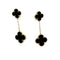 CLOVER 2 MOTIFS  EARRINGS (MULTIPLE CHOICES）