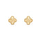 CLOVER MEDIUM 1 MOTIFS LASER EARRINGS